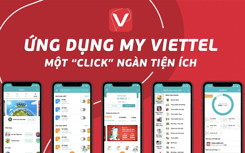 Ứng dụng My Viettel sẽ giúp bạn giải quyết mọi vấn đề